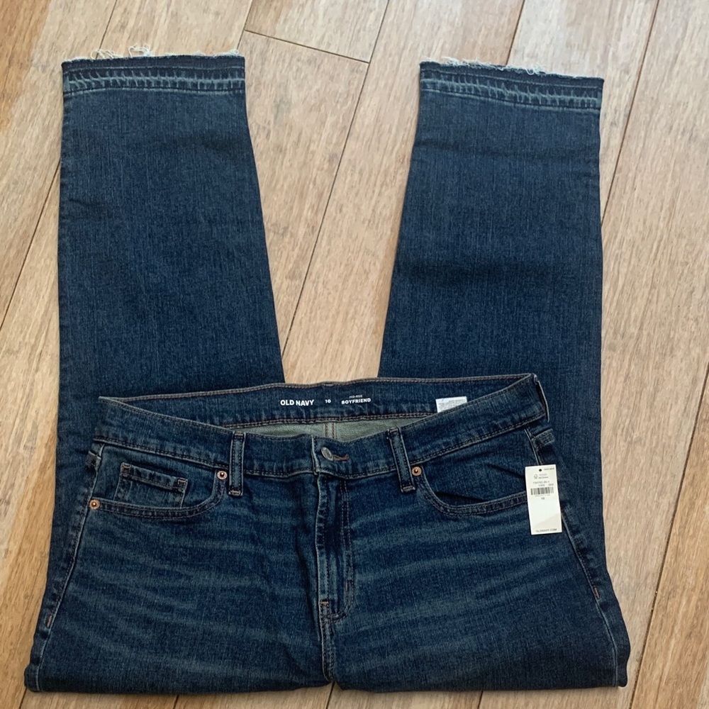 Old Navy Dark Blue Cropped Ankle Jeans